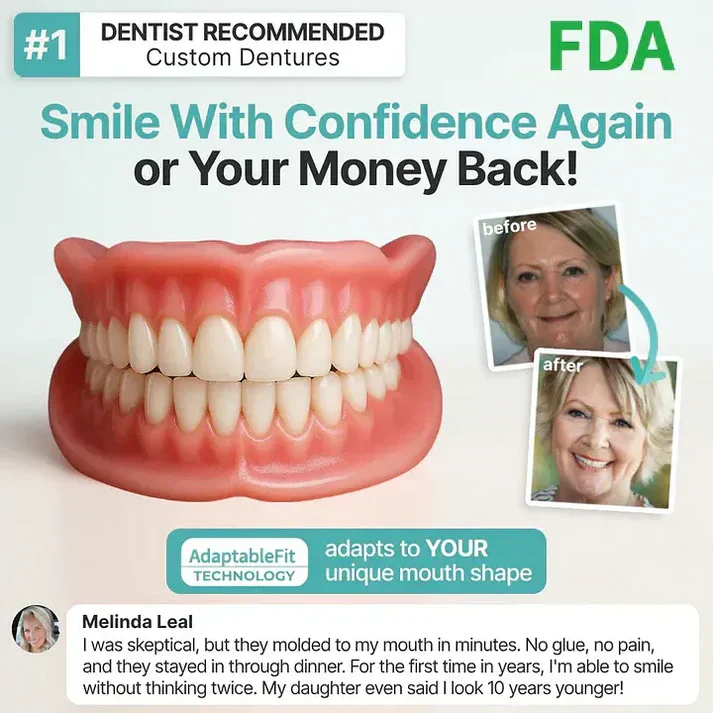 🎁Ends Today: 70% OFF! 🦷Advanced Customized Full Denture Set🦷 (🔥10,000+ Sold In Last 30 Day)