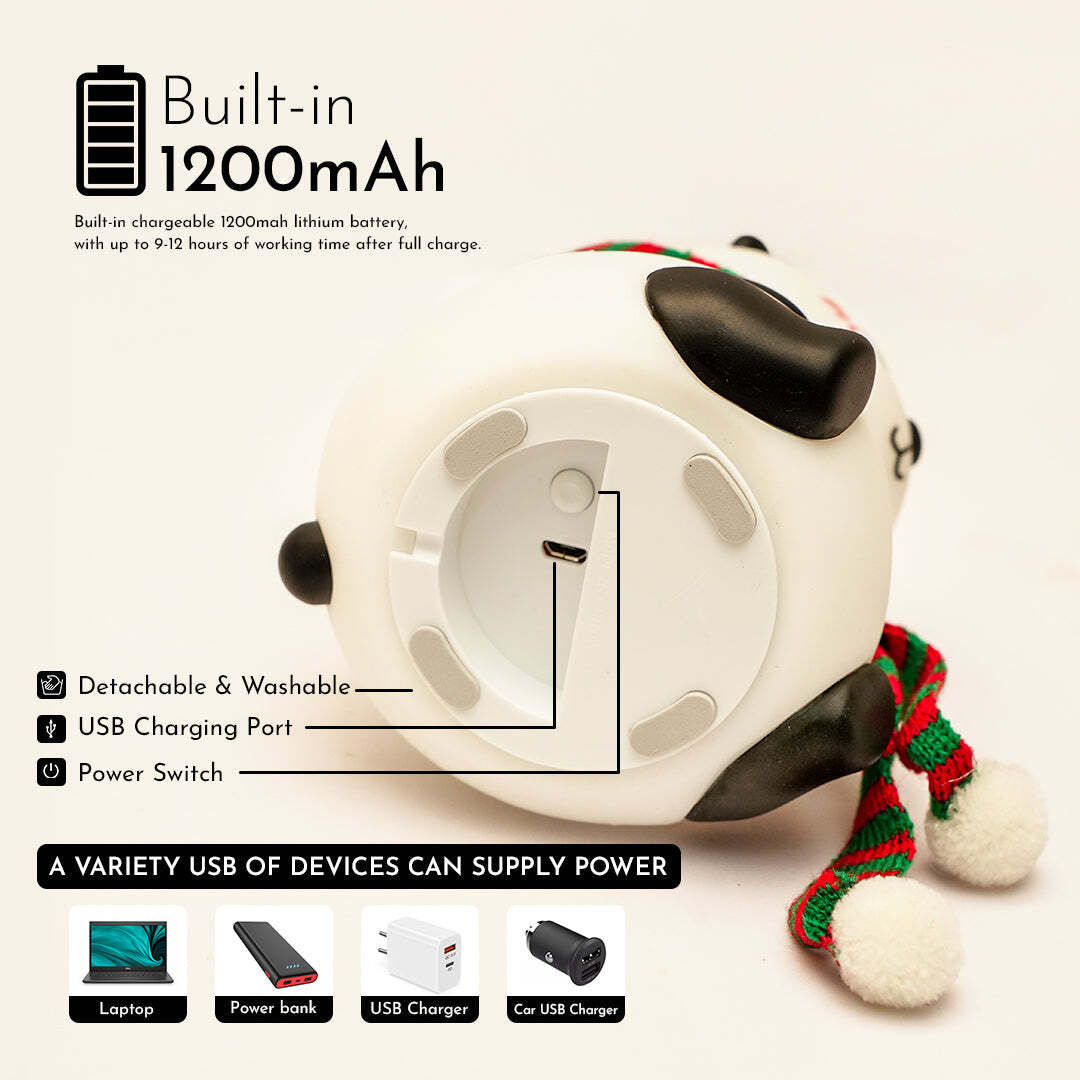 Panda Touch Silicone Lamp