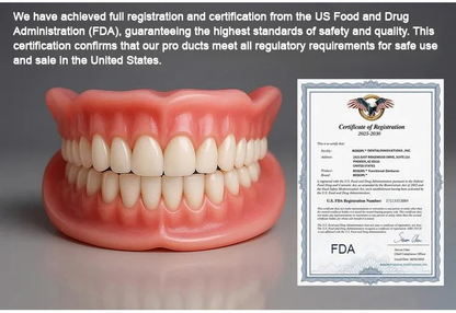 ⏰ Custom-Fit Dentures ENDS TODAY 70% OFF | Smile with Confidence|Buy 2, Get 1 Free