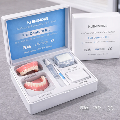⏰ Custom-Fit Dentures ENDS TODAY 70% OFF | Smile with Confidence|Buy 2, Get 1 Free