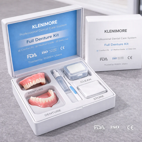 ⏰ Custom-Fit Dentures ENDS TODAY 70% OFF | Smile with Confidence|Buy 2, Get 1 Free