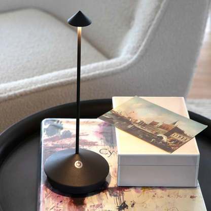 2024 Minimalist LED Table Lamp - Waterproof & Dimmable Cordless Lighting