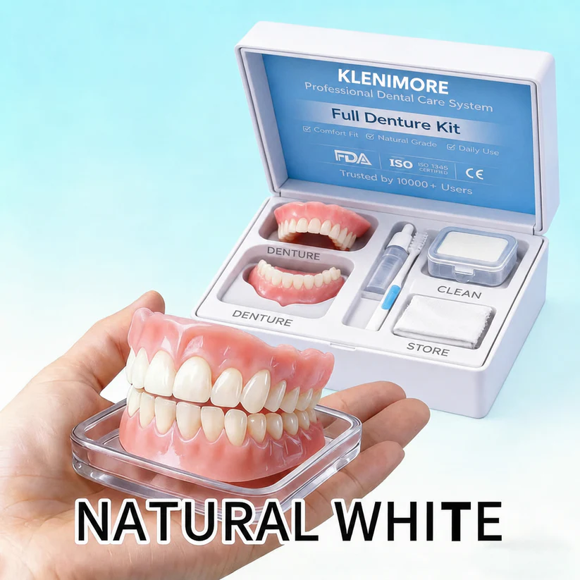⏰ Custom-Fit Dentures ENDS TODAY 70% OFF | Smile with Confidence|Buy 2, Get 1 Free