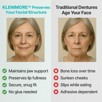 ⏰ Custom-Fit Dentures ENDS TODAY 70% OFF | Smile with Confidence|Buy 2, Get 1 Free