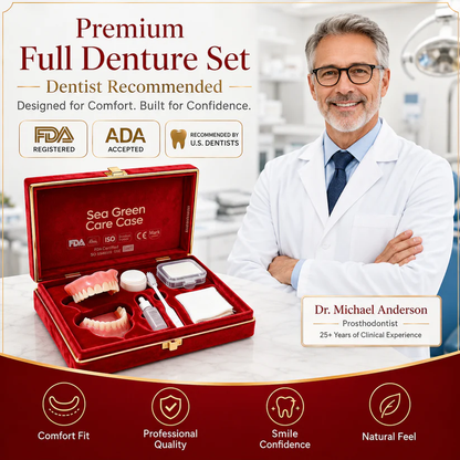 🎁Ends Today: 70% OFF! 🦷Advanced Customized Full Denture Set🦷 (🔥10,000+ Sold In Last 30 Day)