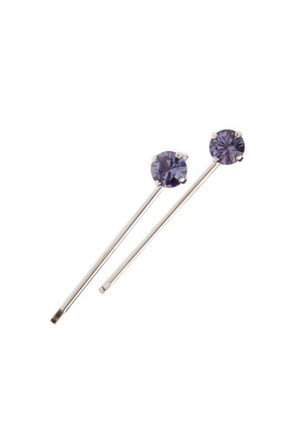 Little Gem Crystal Bobby Pin Pair